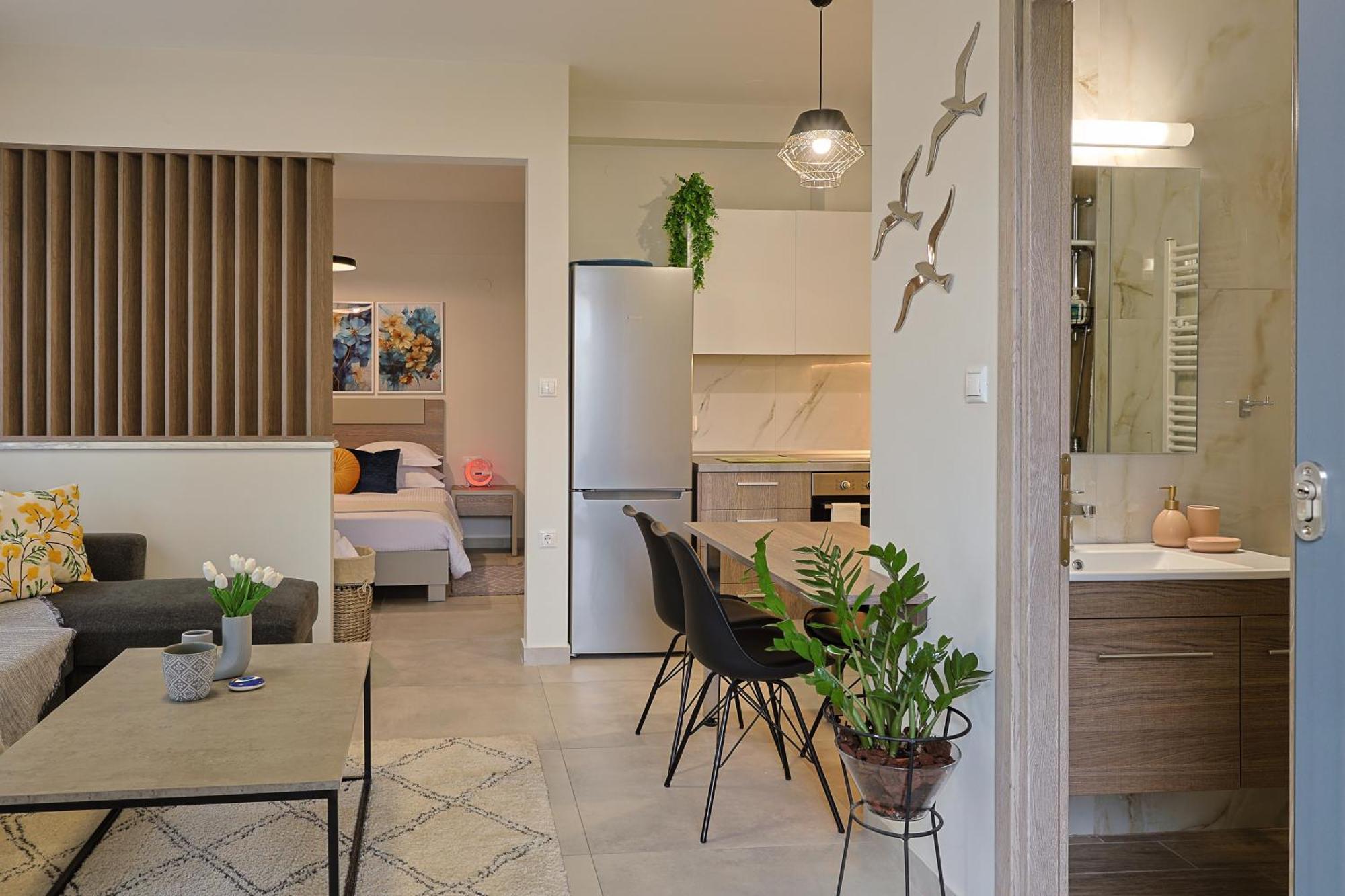 Апартаменты Zeta-Garden Oasis & Private Parking By Optimum Link Катерини Экстерьер фото